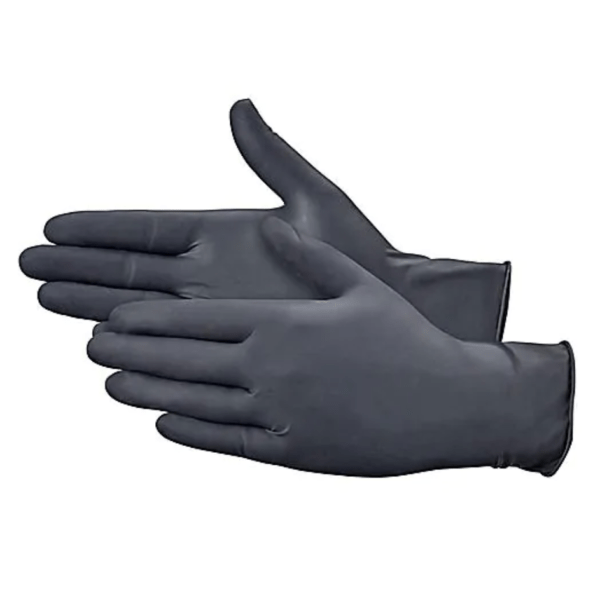 black nitrile gloves